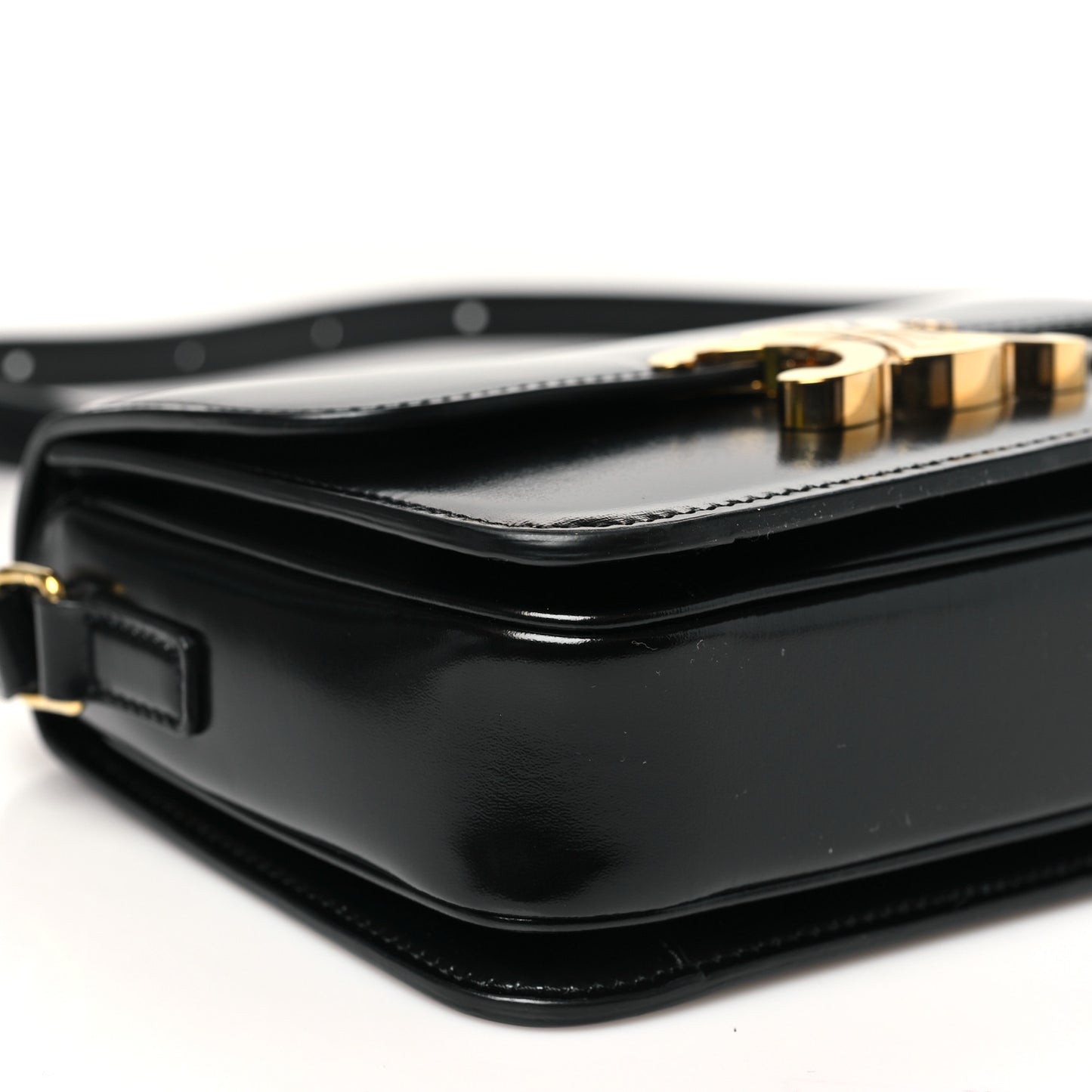Shiny Calfskin Teen Triomphe Black
