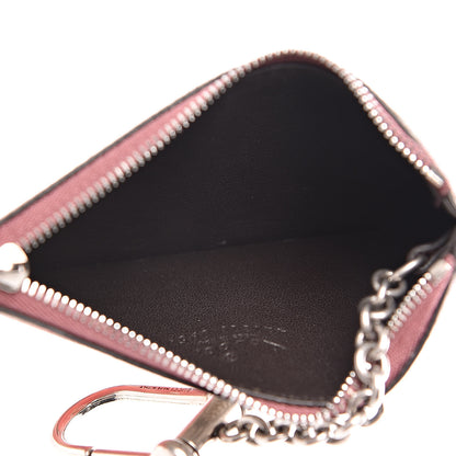 Gucci GG Supreme Monogram Blooms Key Ring Coin Case Beige Multicolor Dry Rose 5 of 7