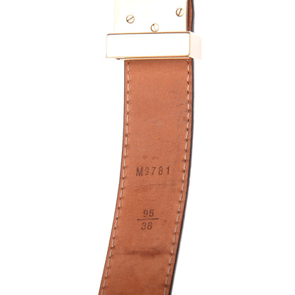 Louis Vuitton Mini Monogram LV Initiales Belt 95 38 3 of 7
