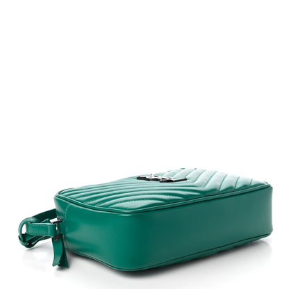 Saint Laurent Calfskin Matelasse Monogram Lou Camera Bag Green 4 of 10