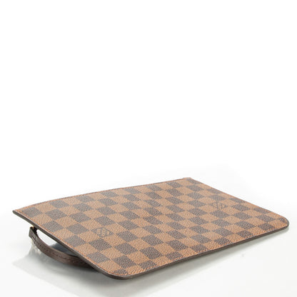 Louis Vuitton Damier Ebene Neverfull MM GM Pochette Rose Ballerine 4 of 8