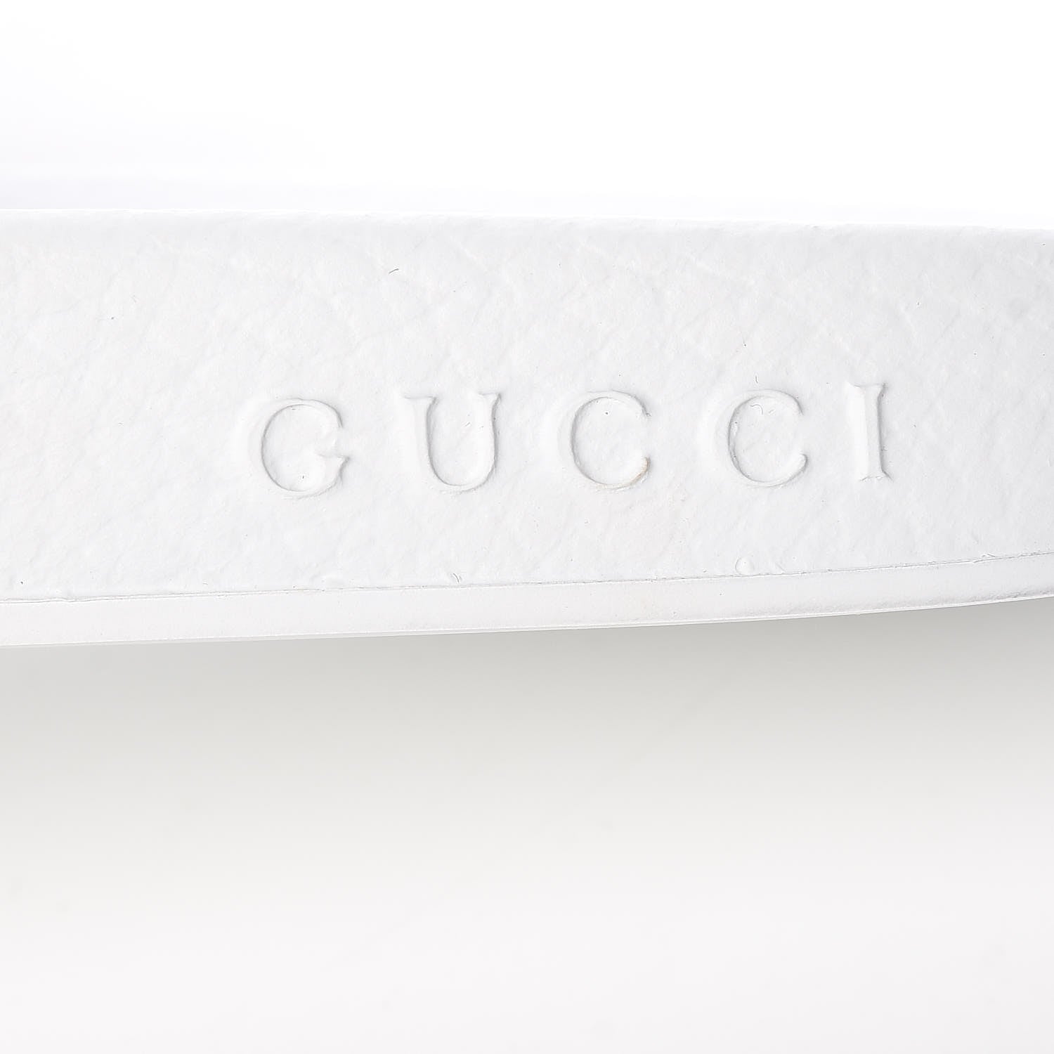 Gucci Canvas Sylvie Stripe Logo Pursuit Slide Sandals 39 Mystic White Hibiscus Red Maritime 7 of 9