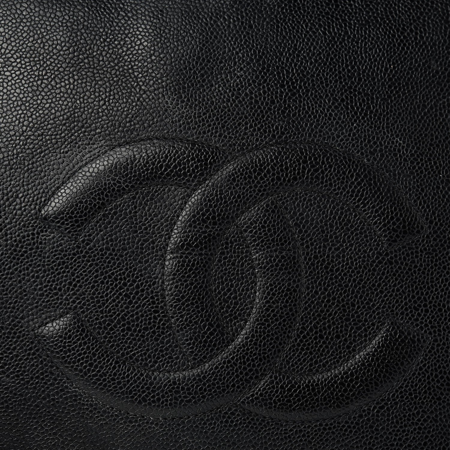 Chanel Caviar Large CC Shoulder Bag Black 13 of 13