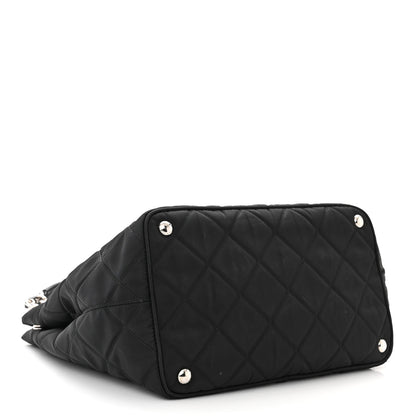 Prada Nylon Tessuto Impuntu Quilted Tote Black 4 of 12