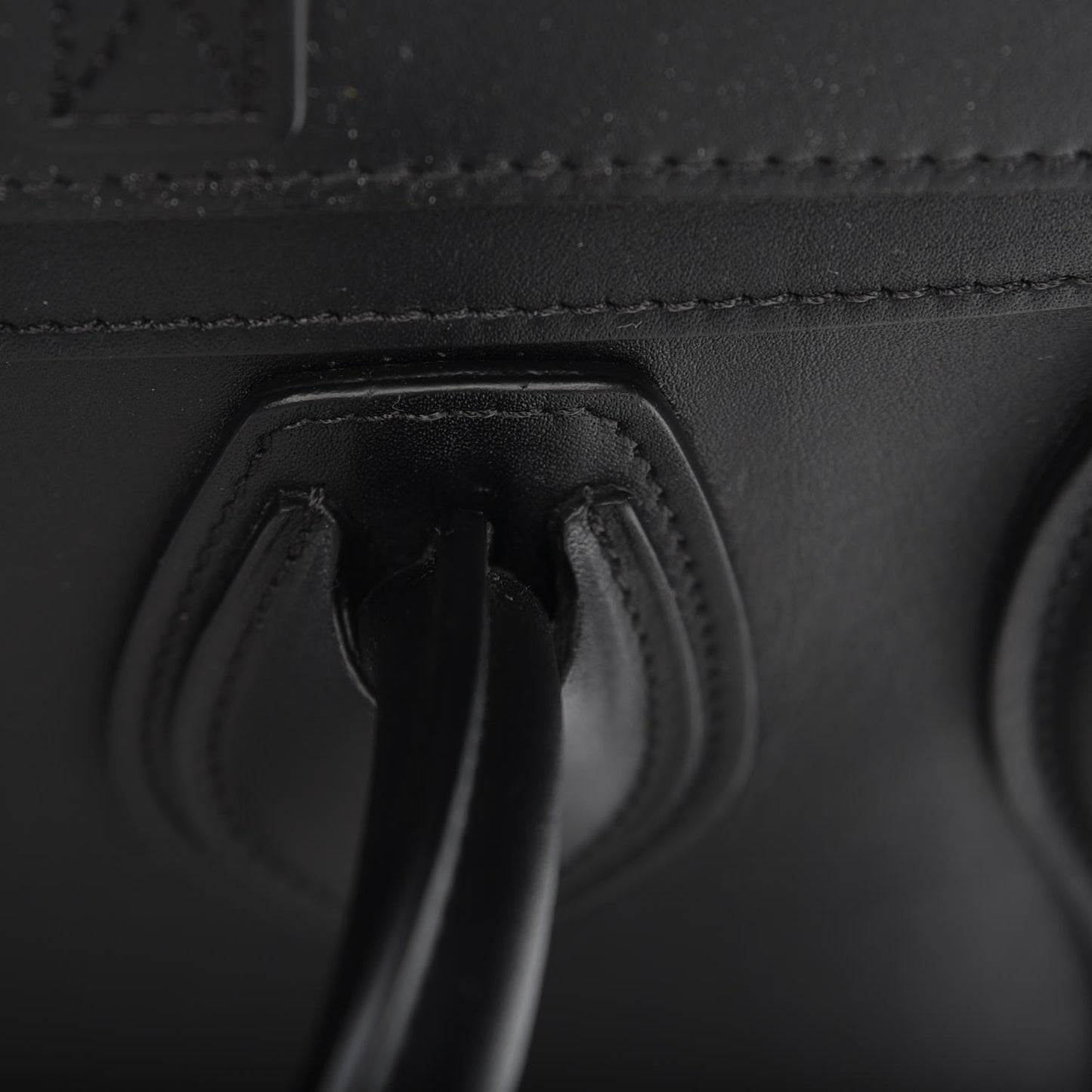 Smooth Calfskin Micro Luggage Black