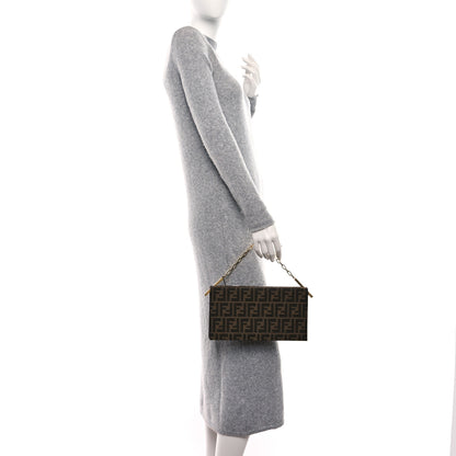Fendi Zucca Spalmati Shoulder Bag Tobacco 2 of 9