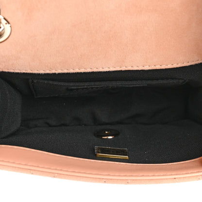 Chanel Suede Calfskin Braided Mini My Own Frame Flap Beige 5 of 8