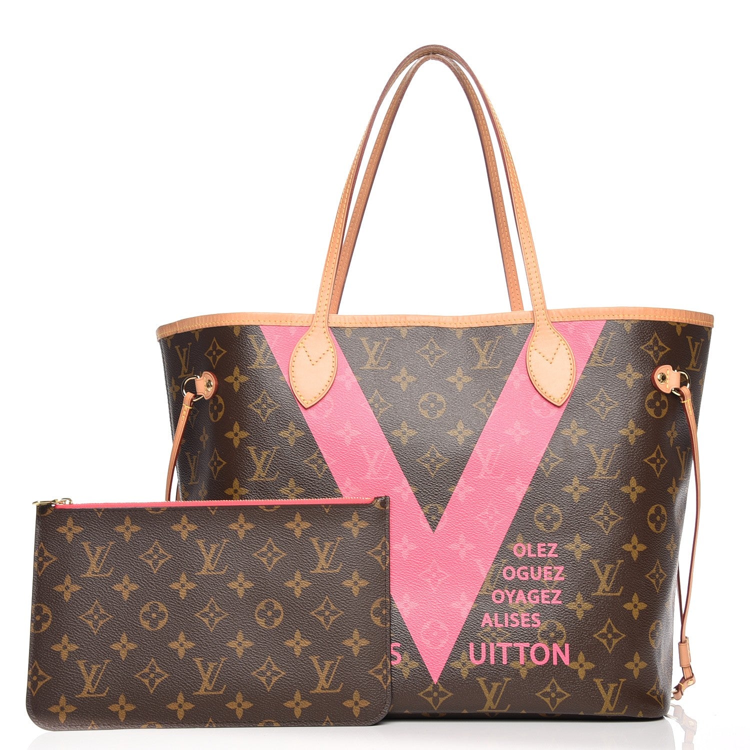 Louis Vuitton Monogram V Neverfull MM Grenade 1 of 11