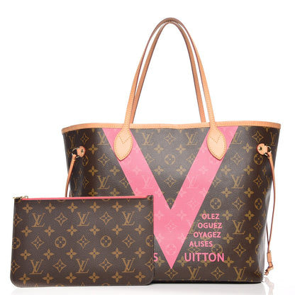 Louis Vuitton Monogram V Neverfull MM Grenade 1 of 11