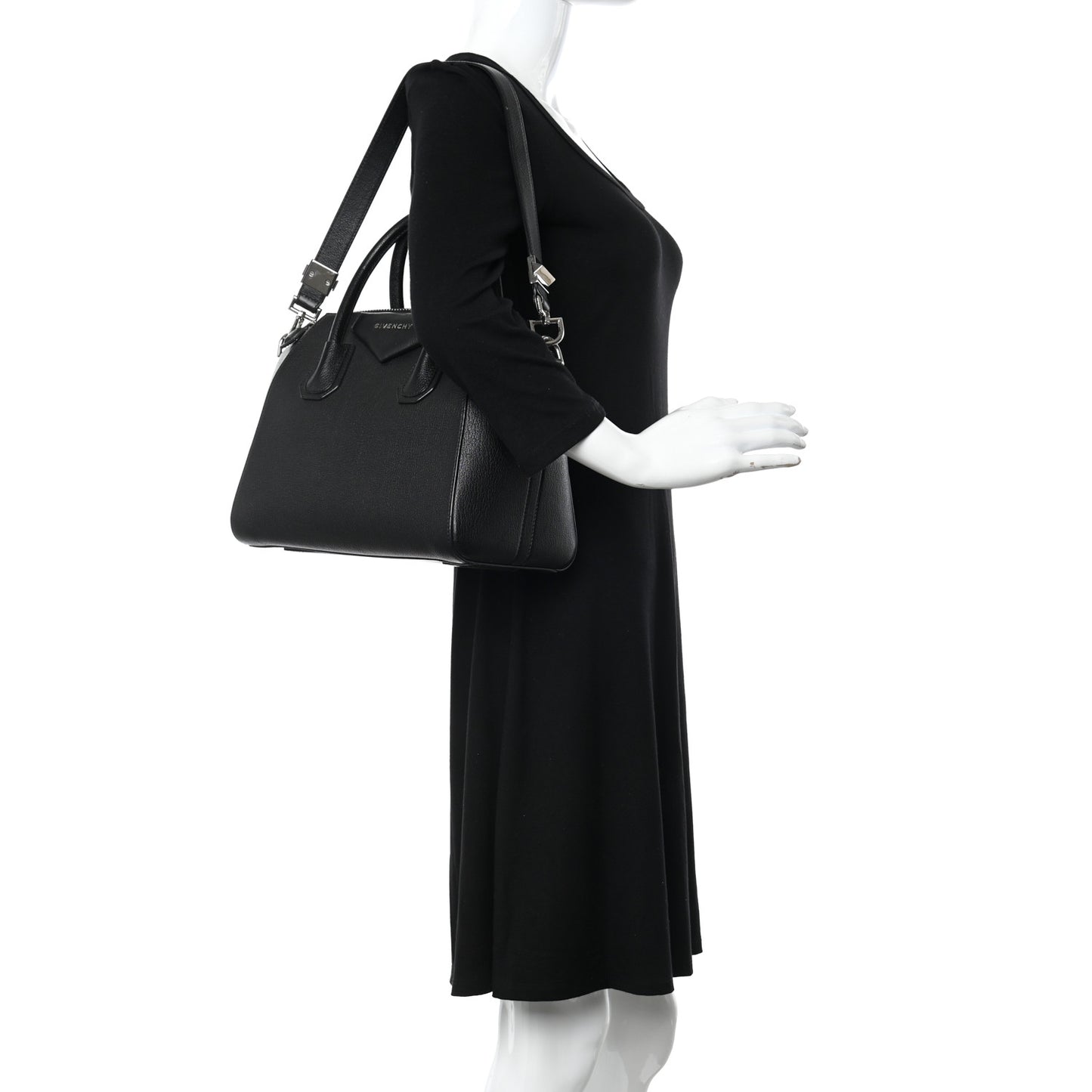 Sugar Goatskin Small Antigona Black