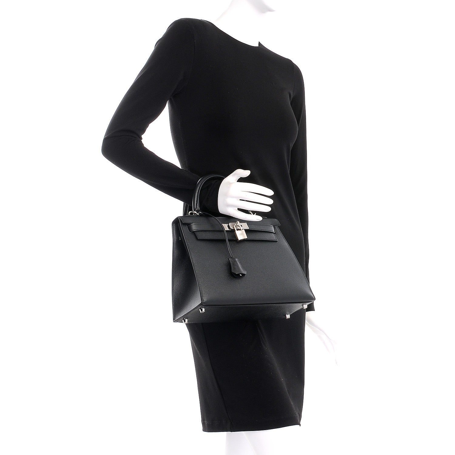 Hermes Epsom Kelly Sellier 28 Black 3 of 38