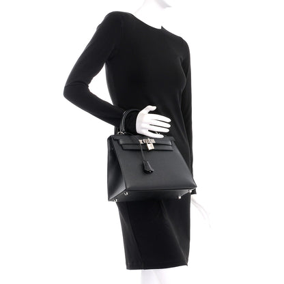 Hermes Epsom Kelly Sellier 28 Black 3 of 38