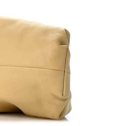 Bottega Veneta Smooth Butter Calf The Pouch Oversized Clutch Tapioca 10 of 12