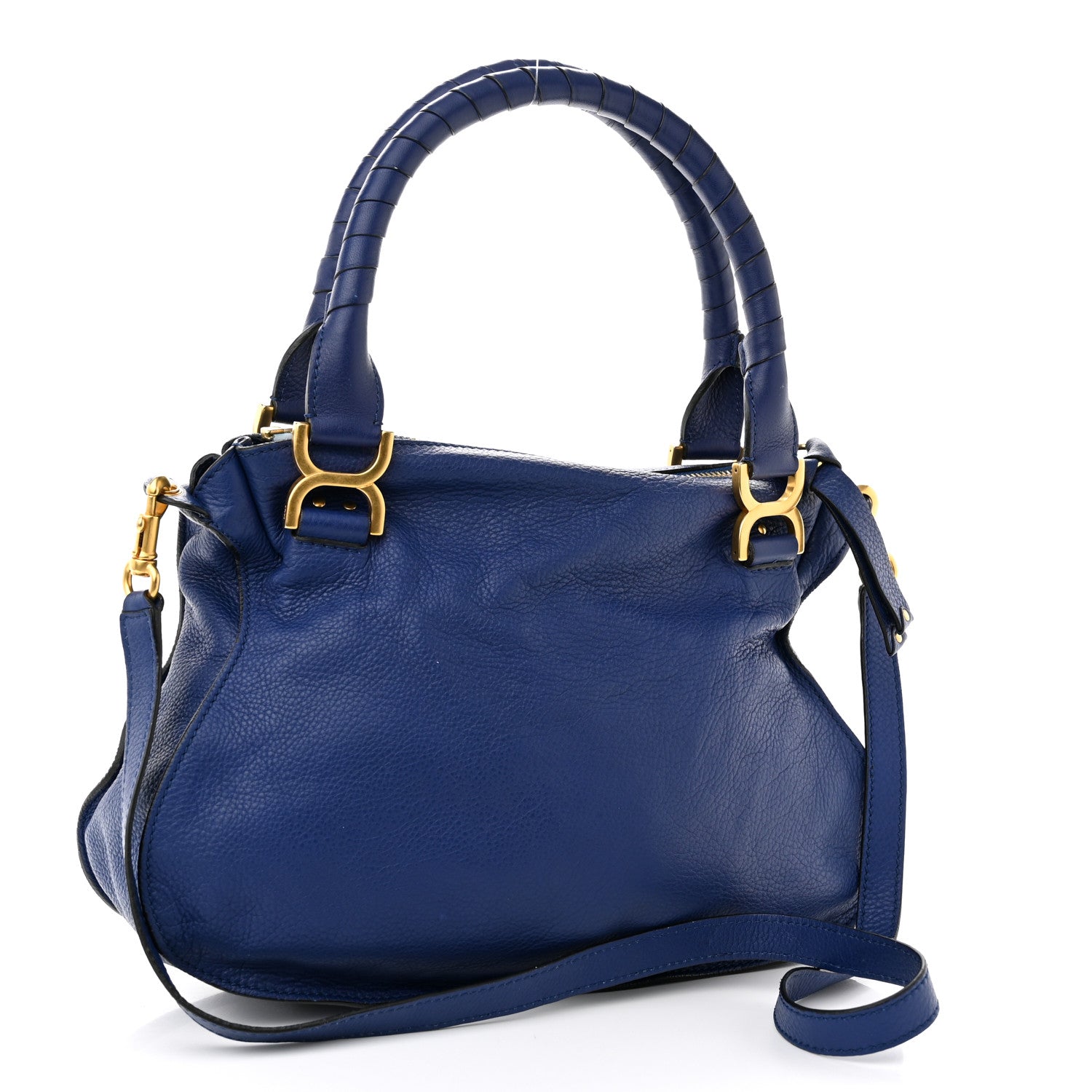 Chloe Calfskin Medium Marcie Satchel Sea Water 2 of 14
