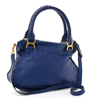 Chloe Calfskin Medium Marcie Satchel Sea Water 2 of 14