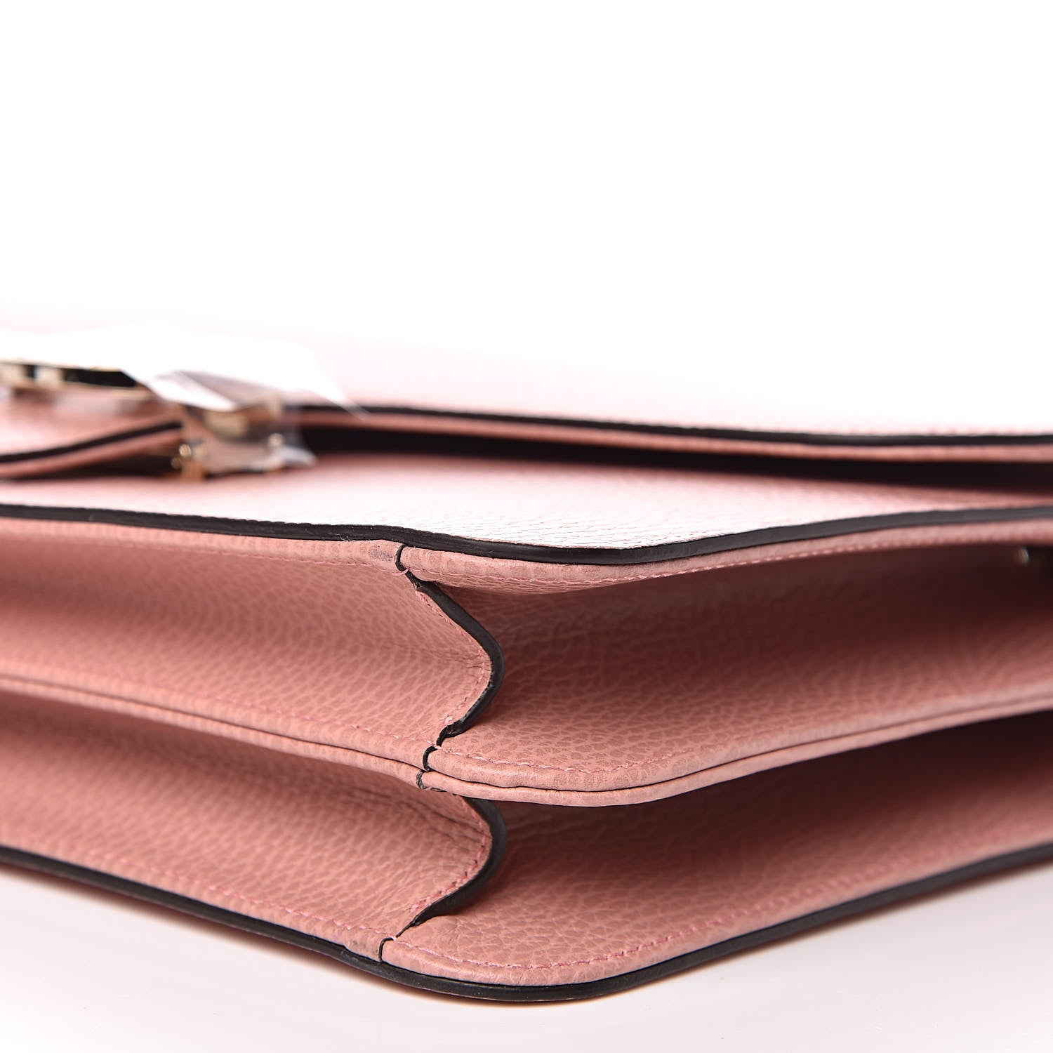Gucci Dollar Calfskin Interlocking G Shoulder Bag Soft Pink 9 of 10