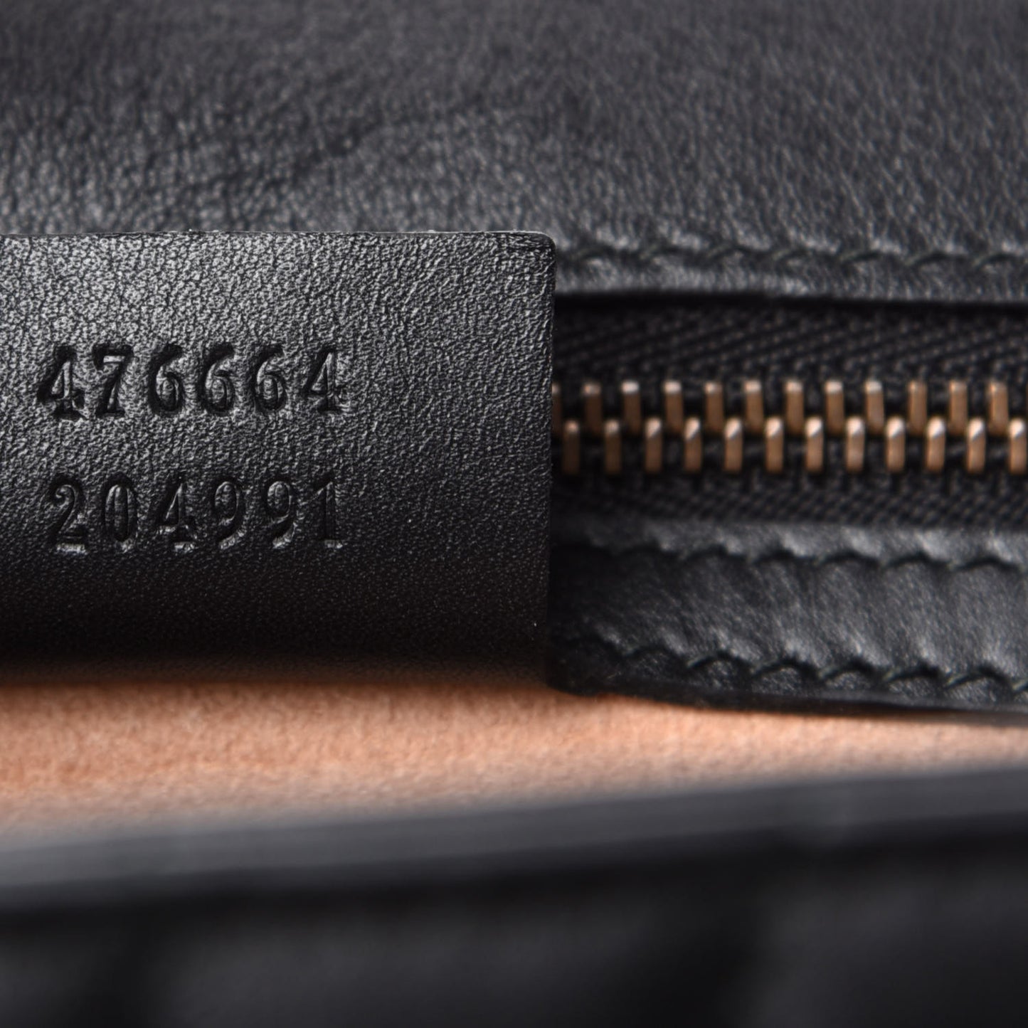 Calfskin Bamboo Trapuntata Queen Margaret Backpack Black