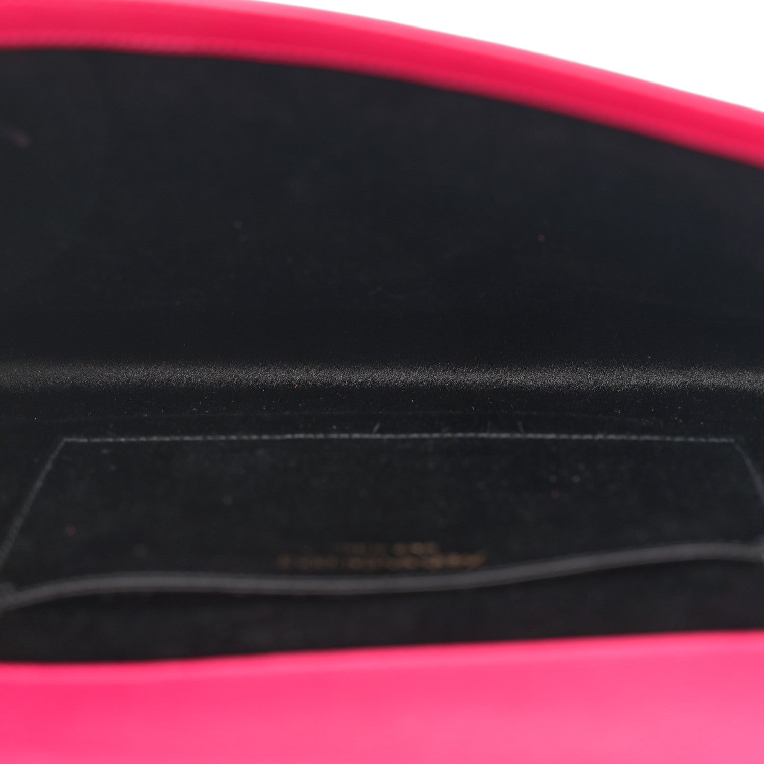 Saint Laurent Calfskin Monogram Large Belle De Jour Clutch Lipstick Fuchsia 5 of 8