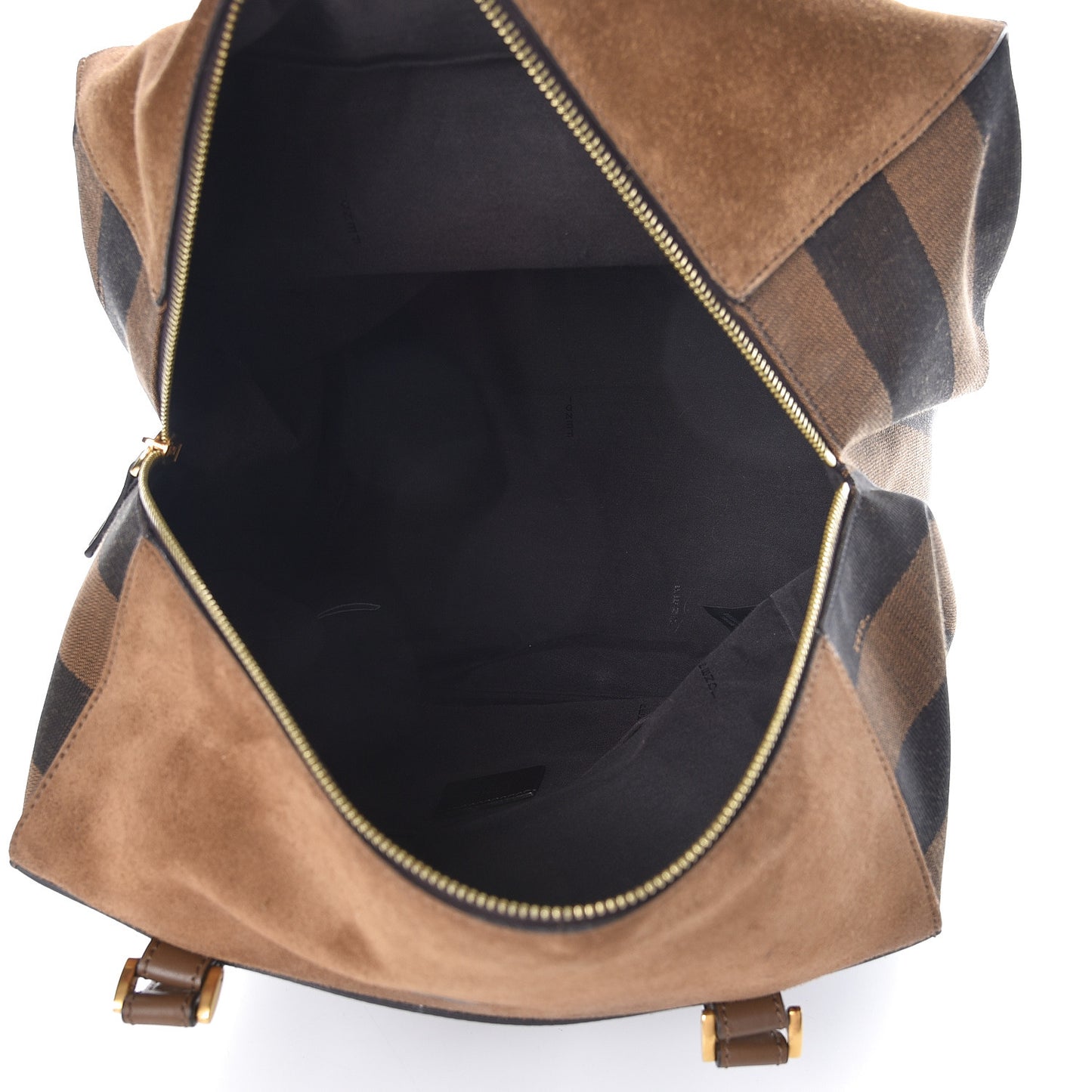 Pequin Vitello Magnetic Top Satchel Tobacco Foresta