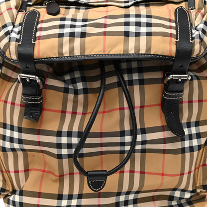Burberry Nylon Vintage Check Medium Rucksack Backpack Antique Yellow 8 of 14