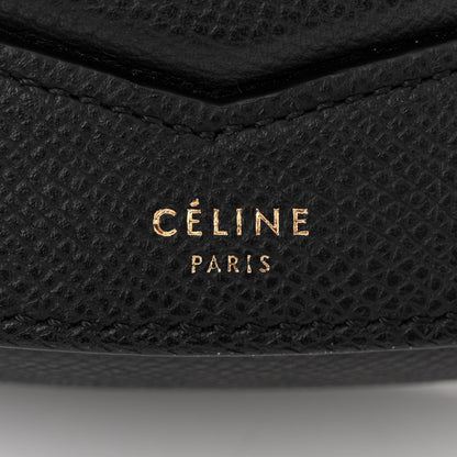 Celine Grained Calfskin Small Trotteur Black 6 of 10