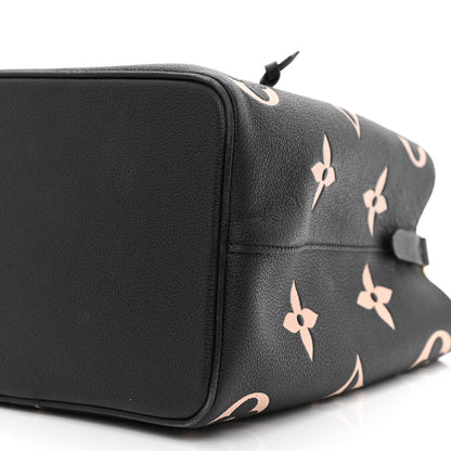 Louis Vuitton Empreinte Monogram Giant Neonoe MM Black Beige 12 of 13