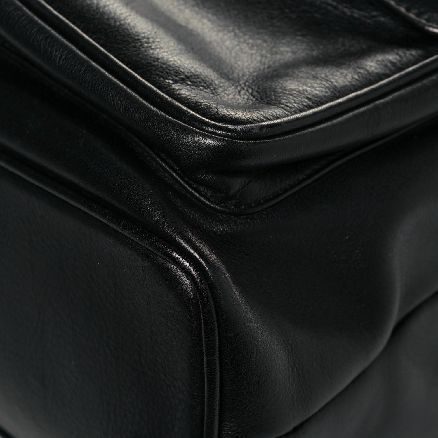 Gucci Calfskin Bamboo Backpack Black 9 of 15