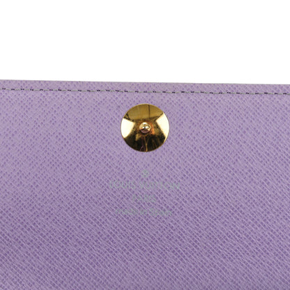 Louis Vuitton Monogram Multicolor Sarah Wallet Black Violet 5 of 7