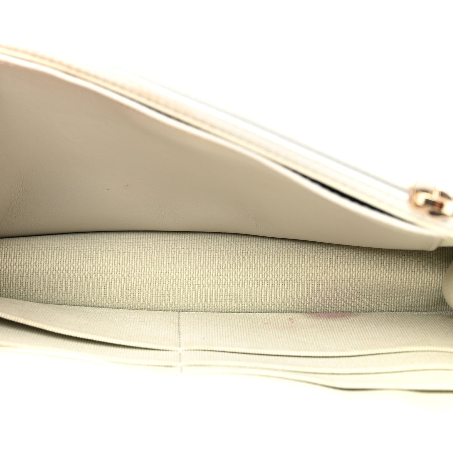 Caviar Quilted Boy Wallet On Chain WOC Grey