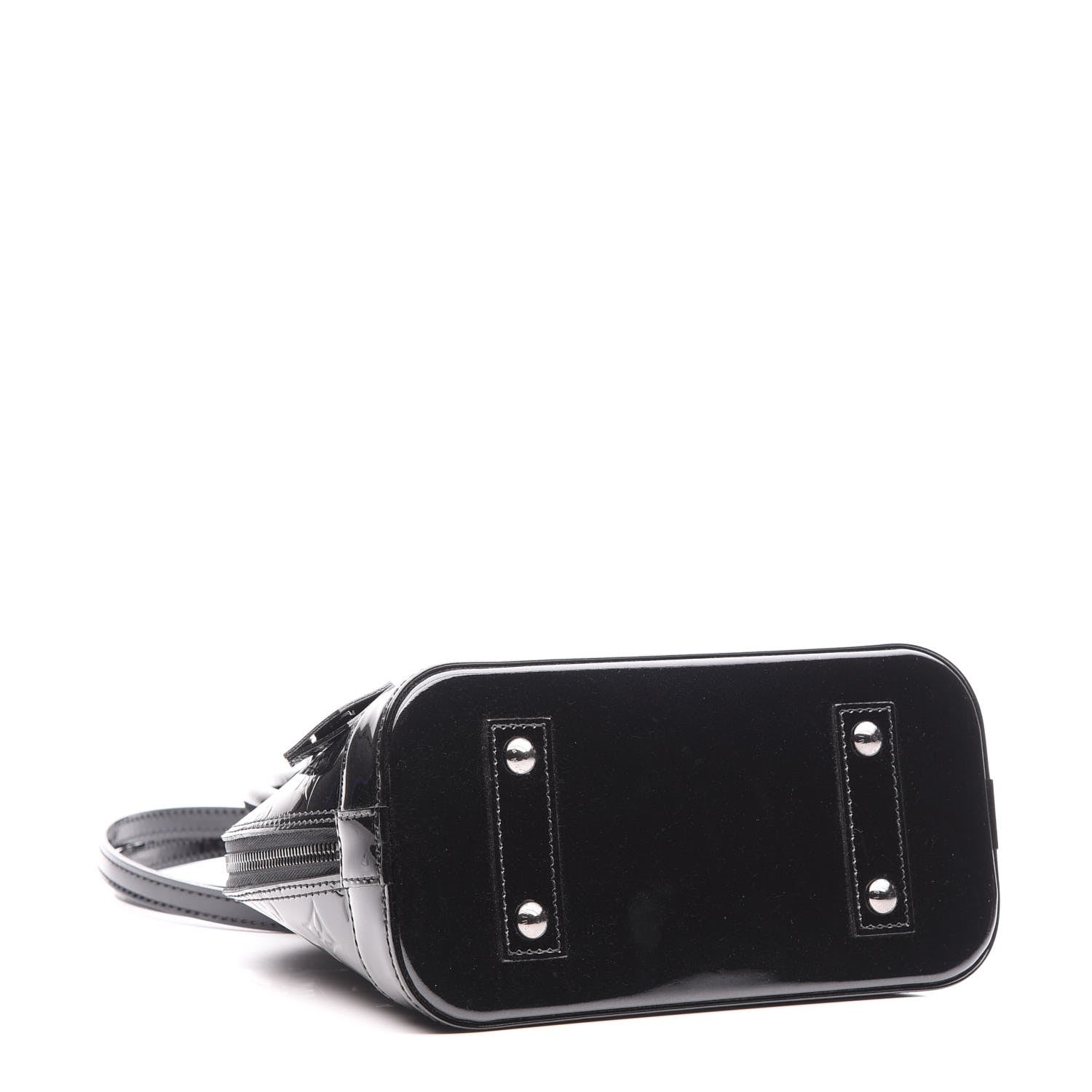 Louis Vuitton Vernis Alma BB Noir Magnetique 4 of 8