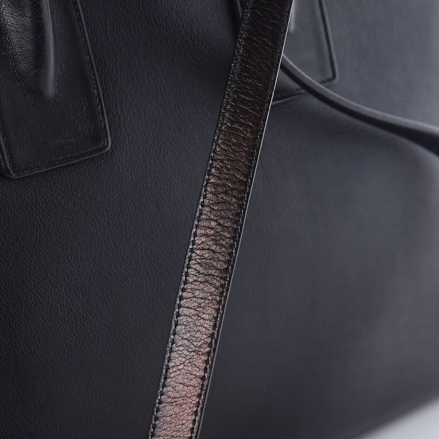 Calfskin Small Sac De Jour Black