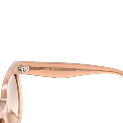 Celine Acetate Studded Mineral Round Sunglasses CL4003IN Light Brown 5 of 8
