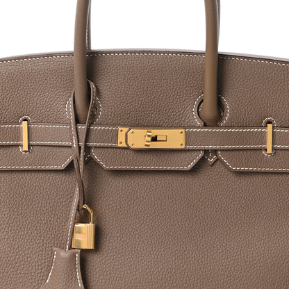 Hermes Togo Birkin 35 Etoupe 8 of 10