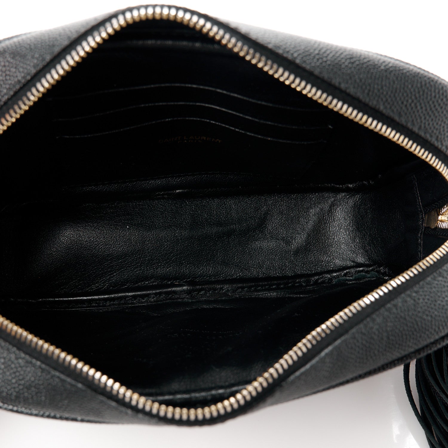 Saint Laurent Grain De Poudre Matelasse Monogram Mini Lou Camera Bag Black 5 of 10