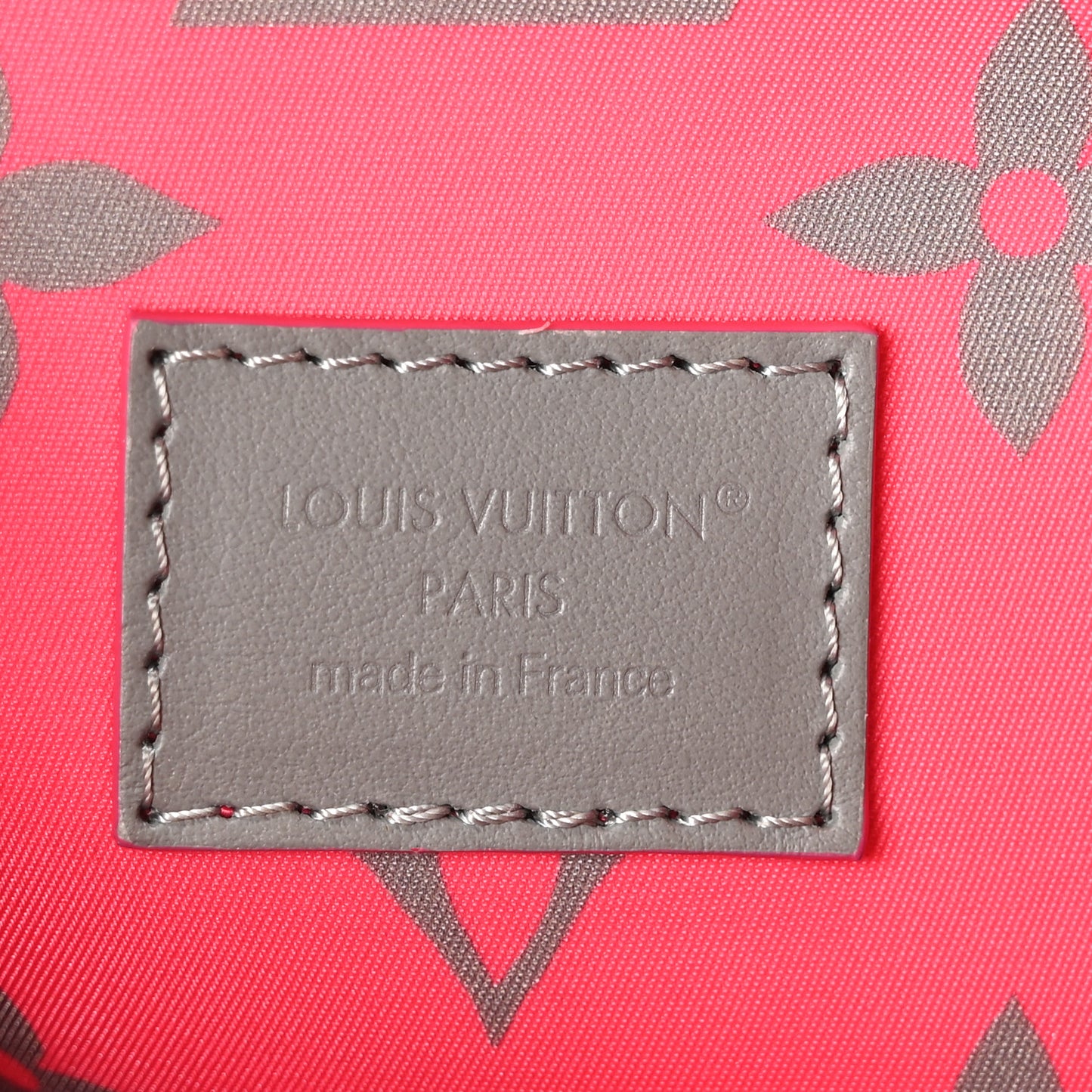 Monogram Surplus Keepall Bandouliere 35 Kahki Green Grey Pink