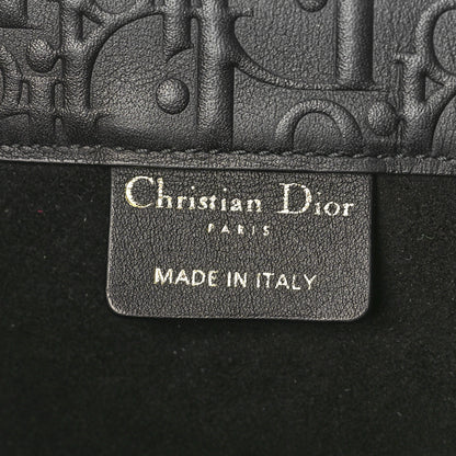 Christian Dior Oblique Calfskin Embossed Large Book Tote Black 6 of 10