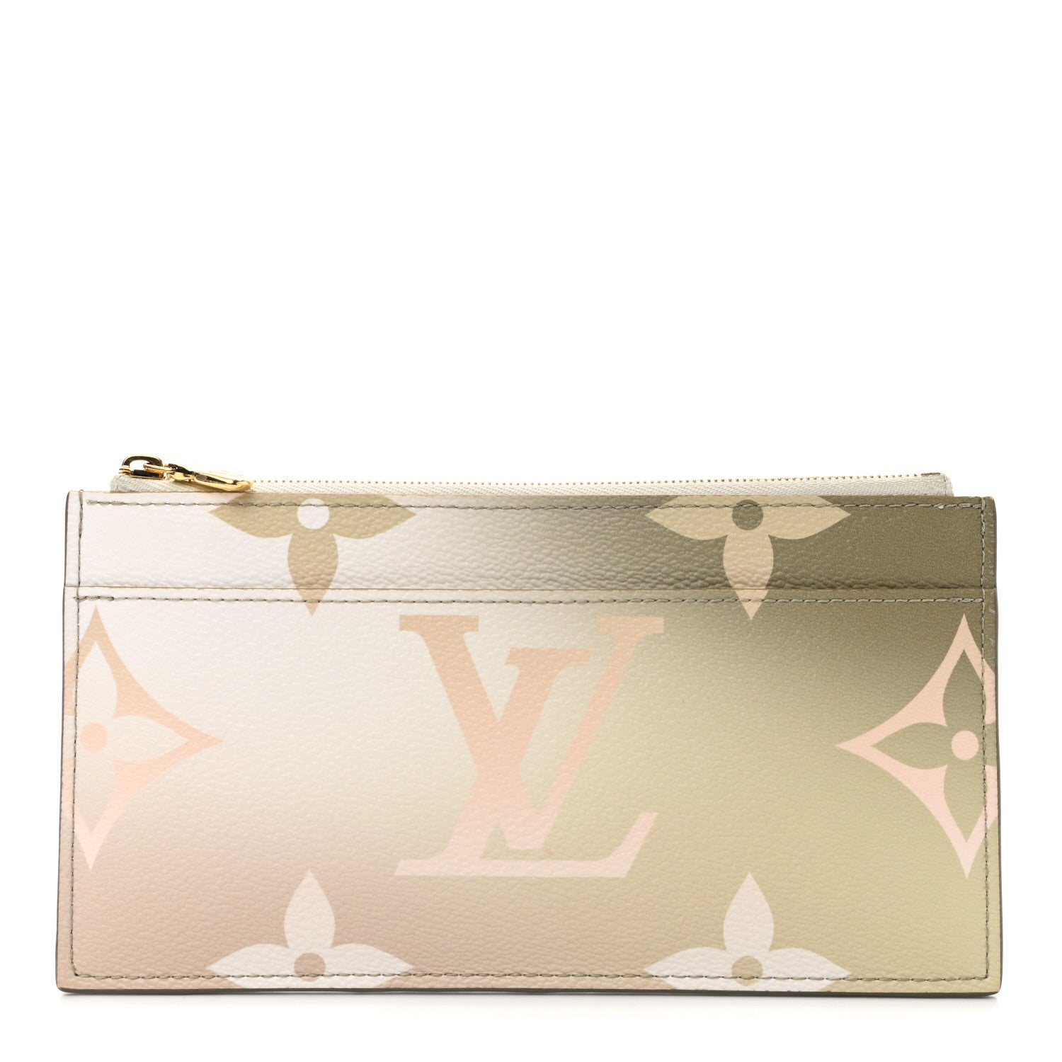 Louis Vuitton Monogram Giant Spring In The City Slim Purse Sunset Kaki 1 of 7