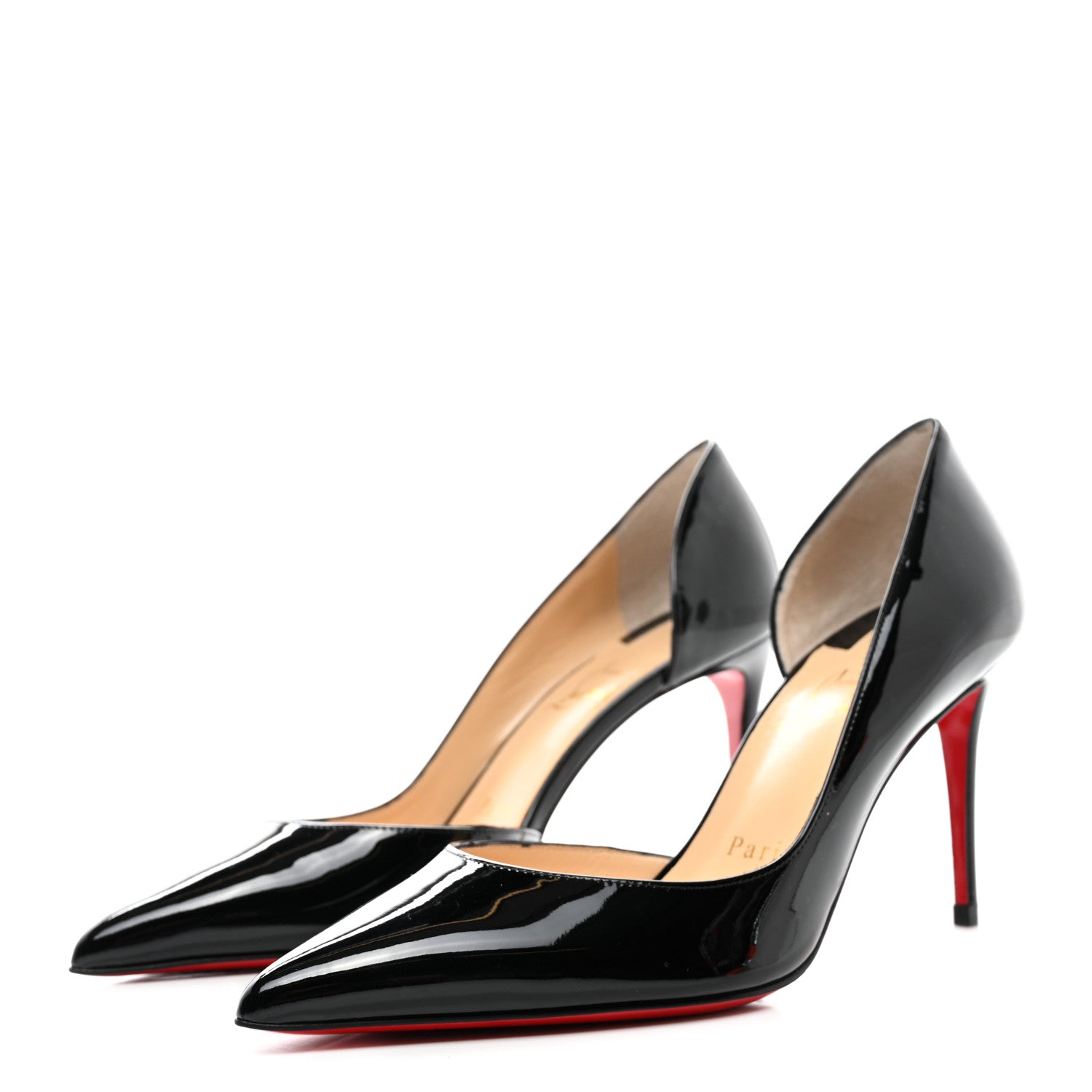 Christian Louboutin Patent Iriza 85 Pumps 36.5 Black 3 of 10