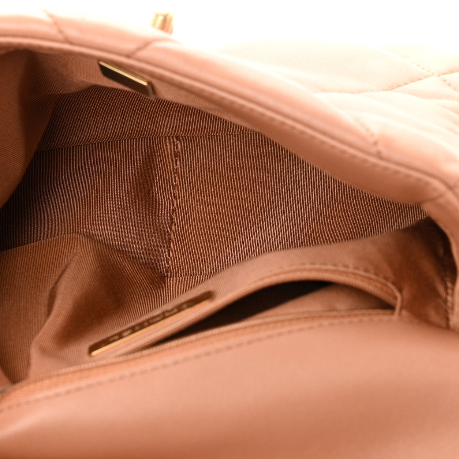 Chanel Lambskin Quilted Medium Chanel 19 Flap Brown 5 of 11