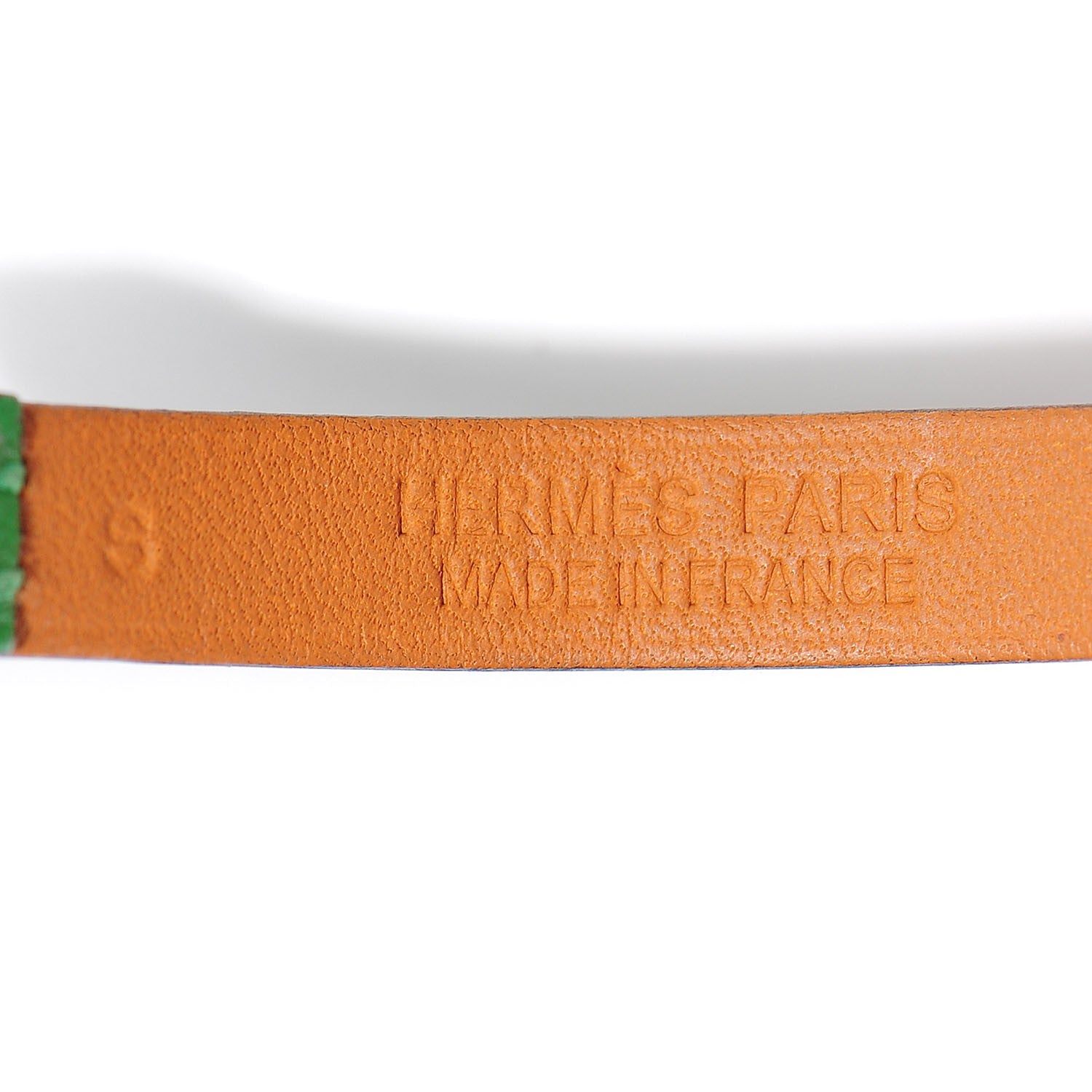 Hermes Veau Swift Micro Rivale Bracelet S Bambou 7 of 8
