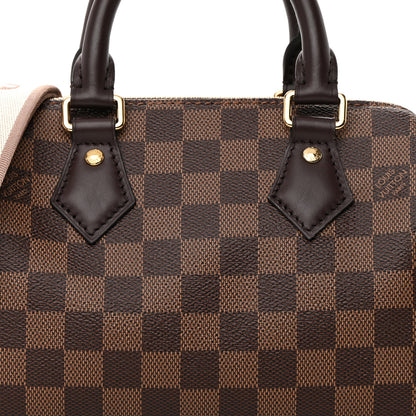 Louis Vuitton Damier Ebene Speedy Bandouliere 20 7 of 11