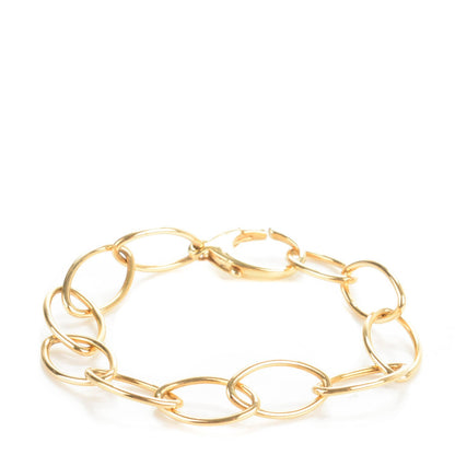 Tiffany 18K Yellow Gold Oval Link Bracelet 1 of 4