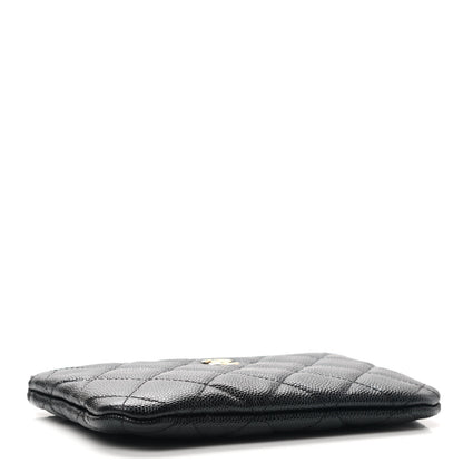 Chanel Caviar Quilted Small Cosmetic Case Black 3 of 8