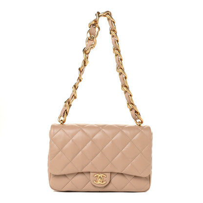 Chanel Lambskin Quilted Large CC Funky Town Flap Beige 1 of 10