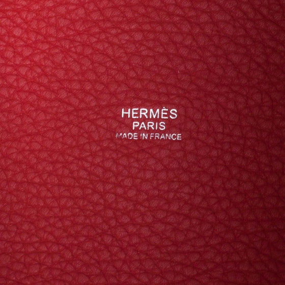 Hermes Taurillon Clemence Picotin Lock TGM Bougainvillea 6 of 10