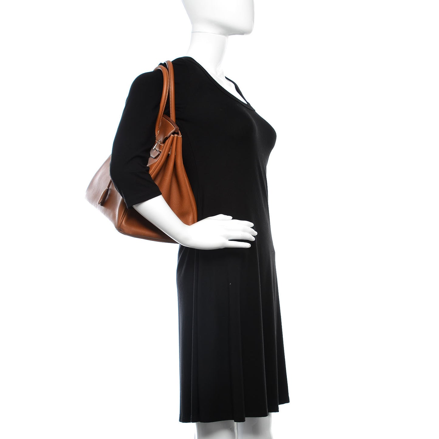 Natural Barenia Faubourg Birkin 35 Fauve