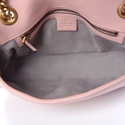 Gucci Calfskin Matelasse Small GG Marmont Shoulder Bag Perfect Pink 5 of 11