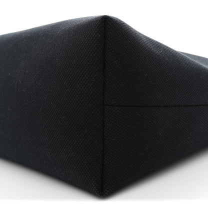Celine Canvas Calfskin Horizontal Cabas Black 11 of 11