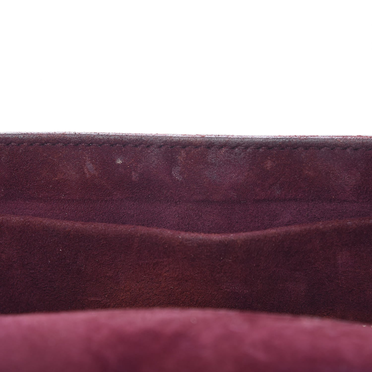 Christian Dior Lambskin Cannage Large Dioraddict Flap Bag Burgundy 7 of 15