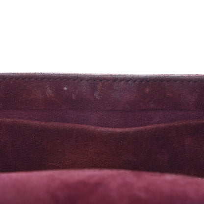 Christian Dior Lambskin Cannage Large Dioraddict Flap Bag Burgundy 7 of 15